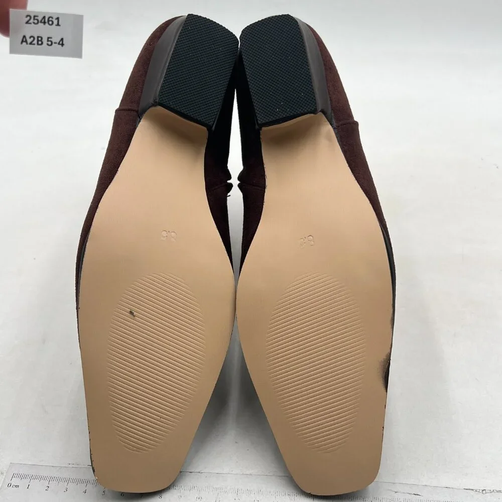 Women's Brown Suede Ankle Bootie